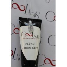 Acrygel Glittery Silver 60ml